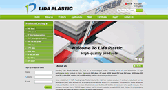 Desktop Screenshot of lidaplastic.com